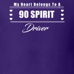 My Heart Belongs To A 1990 Spirit Driver Dark Color T Shirt
