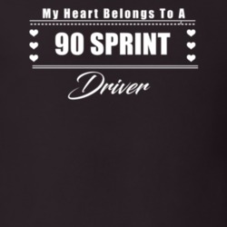 My Heart Belongs To A 1990 Sprint Driver Dark Color T Shirt