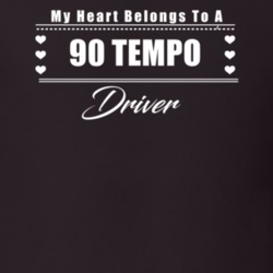 My Heart Belongs To A 1990 Tempo Driver Dark Color T Shirt