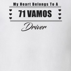 My Heart Belongs To A 1971 Vamos Driver Light Color T Shirt
