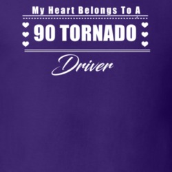 My Heart Belongs To A 1990 Tornado Driver Dark Color T Shirt