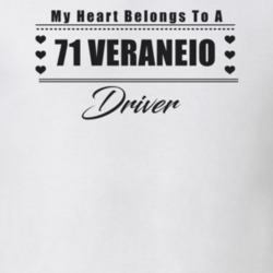 My Heart Belongs To A 1971 Veraneio Driver Light Color T Shirt