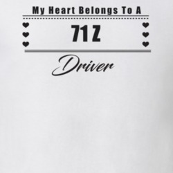 My Heart Belongs To A 1971 Z Driver Light Color T Shirt