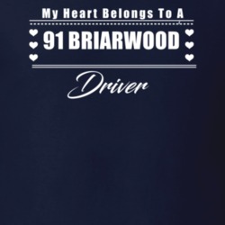 My Heart Belongs To A 1991 Briarwood Driver Dark Color T Shirt