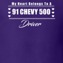 My Heart Belongs To A 1991 Chevy 500 Driver Dark Color T Shirt
