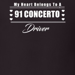 My Heart Belongs To A 1991 Concerto Driver Dark Color T Shirt