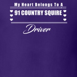 My Heart Belongs To A 1991 Country Squire Driver Dark Color T Shirt