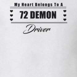My Heart Belongs To A 1972 Demon Driver Light Color T Shirt