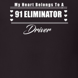 My Heart Belongs To A 1991 Eliminator Driver Dark Color T Shirt