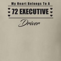 My Heart Belongs To A 1972 Executive Driver Light Color T Shirt