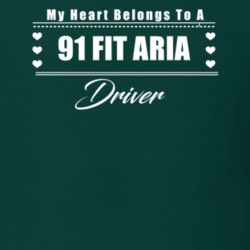 My Heart Belongs To A 1991 Fit Aria Driver Dark Color T Shirt