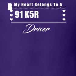 My Heart Belongs To A 1991 K5 Blazer Driver Dark Color T Shirt