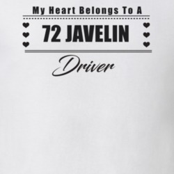 My Heart Belongs To A 1972 Javelin Driver Light Color T Shirt