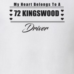 My Heart Belongs To A 1972 Kingswood Driver Light Color T Shirt
