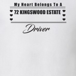 My Heart Belongs To A 1972 Kingswood Estate Driver Light Color T Shirt