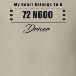 My Heart Belongs To A 1972 N600 Driver Light Color T Shirt