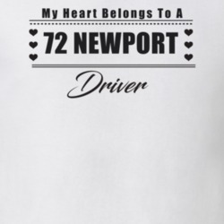 My Heart Belongs To A 1972 Newport Driver Light Color T Shirt