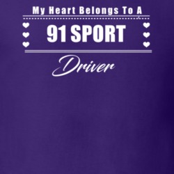 My Heart Belongs To A 1991 Sport Driver Dark Color T Shirt