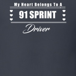 My Heart Belongs To A 1991 Sprint Driver Dark Color T Shirt