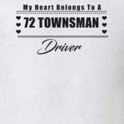 My Heart Belongs To A 1972 Townsman Driver Light Color T Shirt