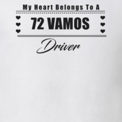 My Heart Belongs To A 1972 Vamos Driver Light Color T Shirt