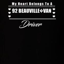 My Heart Belongs To A 1992 Beauville?van Driver Dark Color T Shirt