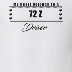 My Heart Belongs To A 1972 Z Driver Light Color T Shirt