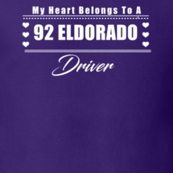 My Heart Belongs To A 1992 Eldorado Driver Dark Color T Shirt