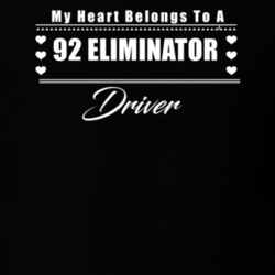My Heart Belongs To A 1992 Eliminator Driver Dark Color T Shirt
