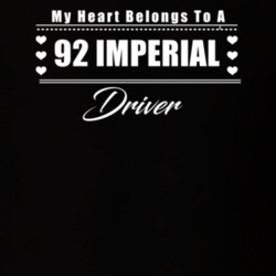 My Heart Belongs To A 1992 Imperial Driver Dark Color T Shirt