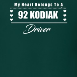My Heart Belongs To A 1992 Kodiak Driver Dark Color T Shirt