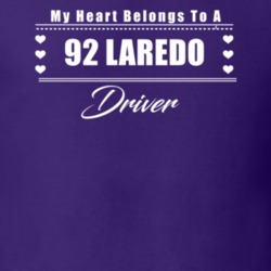 My Heart Belongs To A 1992 Laredo Driver Dark Color T Shirt