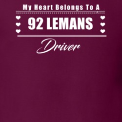 My Heart Belongs To A 1992 Lemans Driver Dark Color T Shirt