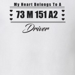 My Heart Belongs To A 1973 M 151 A2 Driver Light Color T Shirt