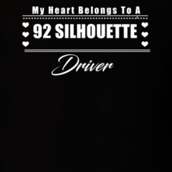 My Heart Belongs To A 1992 Silhouette Driver Dark Color T Shirt
