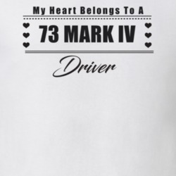 My Heart Belongs To A 1973 Mark Iv Driver Light Color T Shirt
