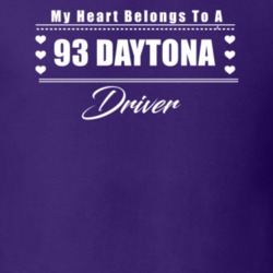 My Heart Belongs To A 1993 Daytona Driver Dark Color T Shirt