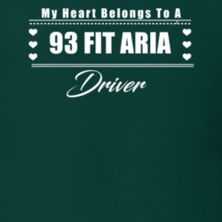 My Heart Belongs To A 1993 Fit Aria Driver Dark Color T Shirt
