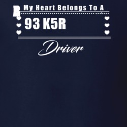 My Heart Belongs To A 1993 K5 Blazer Driver Dark Color T Shirt