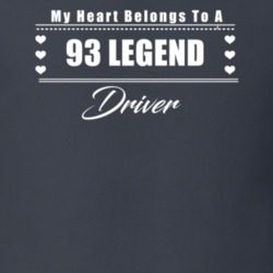 My Heart Belongs To A 1993 Legend Driver Dark Color T Shirt