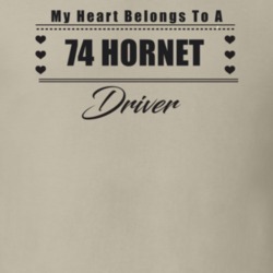 My Heart Belongs To A 1974 Hornet Driver Light Color T Shirt