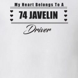 My Heart Belongs To A 1974 Javelin Driver Light Color T Shirt