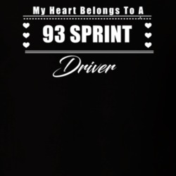My Heart Belongs To A 1993 Sprint Driver Dark Color T Shirt