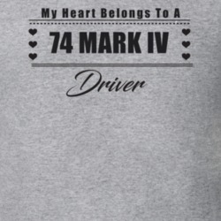 My Heart Belongs To A 1974 Mark Iv Driver Light Color T Shirt