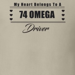 My Heart Belongs To A 1974 Omega Driver Light Color T Shirt