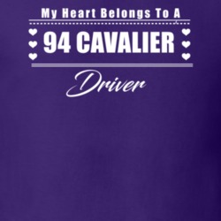My Heart Belongs To A 1994 Cavalier Driver Dark Color T Shirt