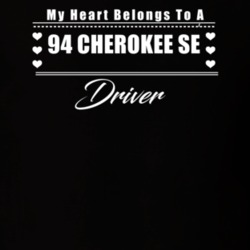 My Heart Belongs To A 1994 Cherokee Se Driver Dark Color T Shirt