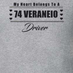 My Heart Belongs To A 1974 Veraneio Driver Light Color T Shirt