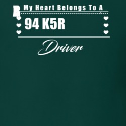 My Heart Belongs To A 1994 K5 Blazer Driver Dark Color T Shirt