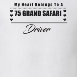 My Heart Belongs To A 1975 Grand Safari Driver Light Color T Shirt